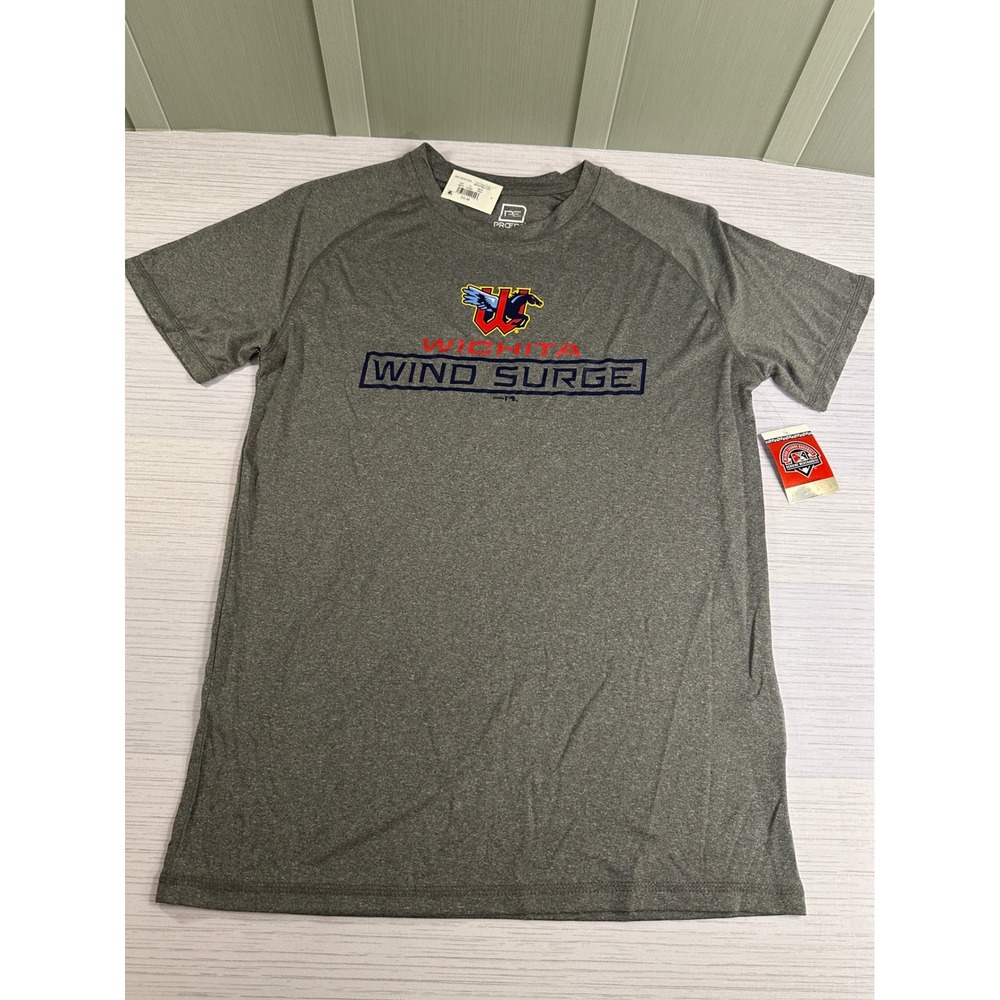 Wichita Wind Surge MiLB ProEdge Performance T-Shirt Mens Small Gray New NWT